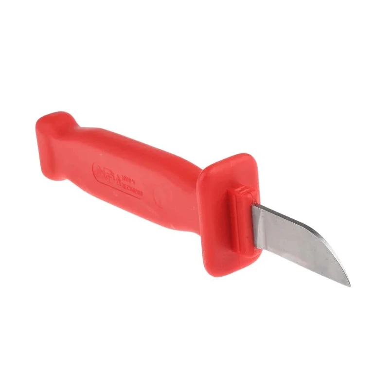 Gedore Insulated Cable Knife VDE/1000V Approved, 180mm Overall Length, 50mm Blade Length 6690400