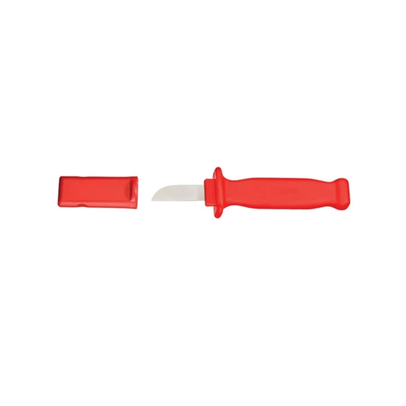 Gedore Insulated Cable Knife VDE/1000V Approved, 180mm Overall Length, 50mm Blade Length 6690400