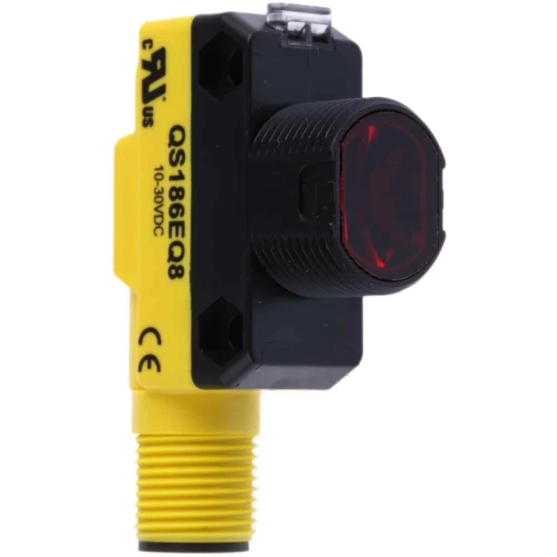 Banner Through Beam Photoelectric Sensor, Barrel Style, 20 m Detection Range, 30V DC, IP67, QS186EQ8