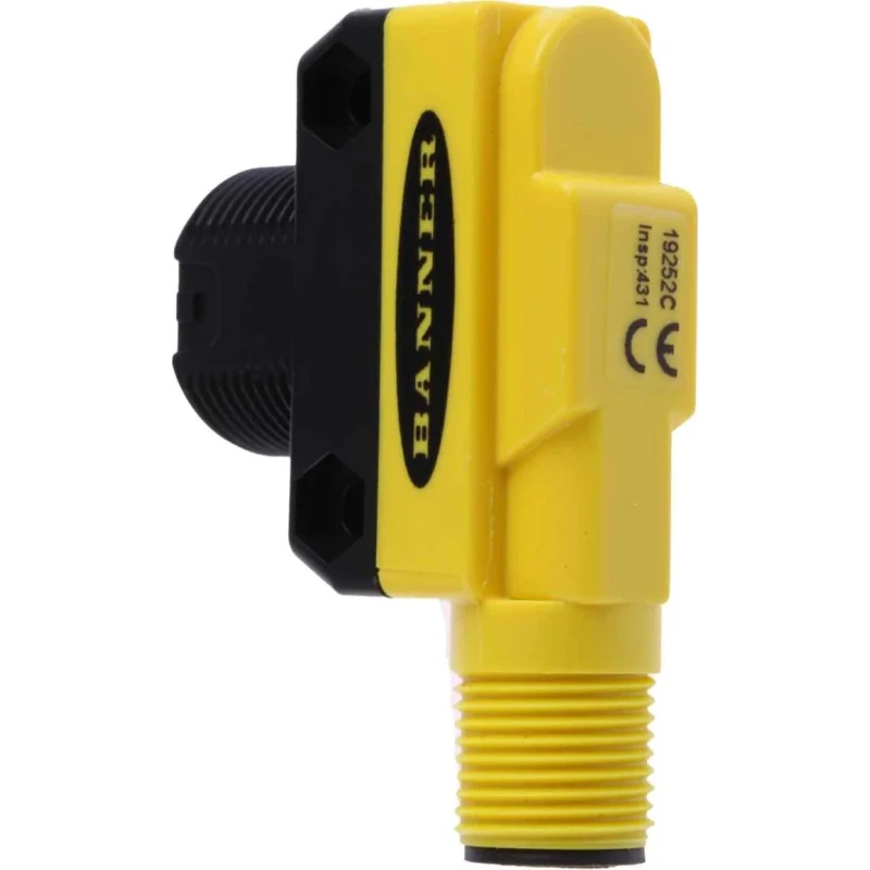 Banner Through Beam Photoelectric Sensor, Barrel Style, 20 m Detection Range, 30V DC, IP67, QS186EQ8