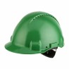 3M G3000 Green Ventilated Adjustable Safety Helmet HDPE EN 397:212+A1:2012 EN 50365:2002 G30NGP
