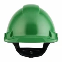 3M G3000 Green Ventilated Adjustable Safety Helmet HDPE EN 397:212+A1:2012 EN 50365:2002 G30NGP