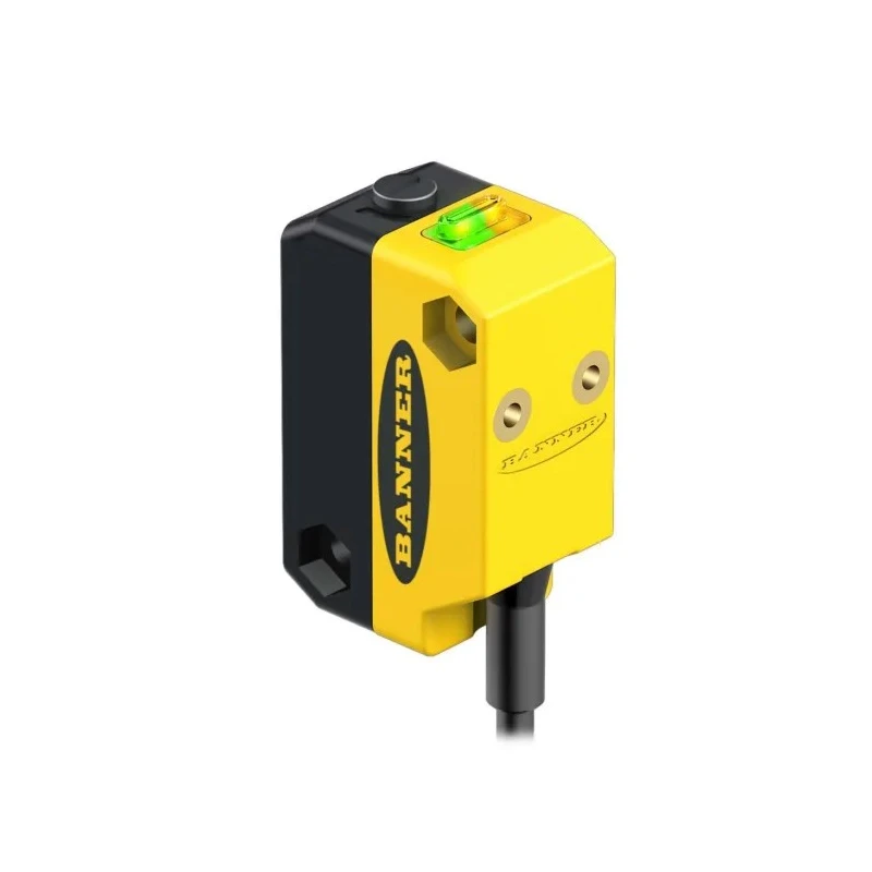 Banner Diffuse Photoelectric Sensor Block Sensor 1 mm to 100 mm Detection Range PNP Output IP67 QS18VP6AF100Q5