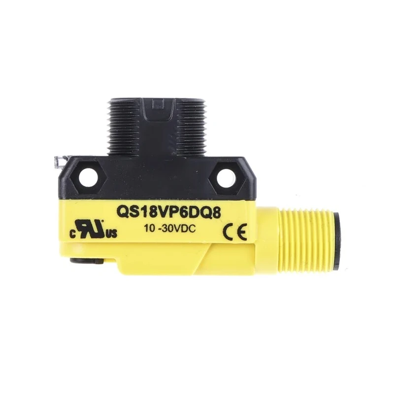 Banner Diffuse Photoelectric Sensor Barrel Style 450 mm Detection Range PNP Output IP67 Rated QS18VP6DQ8