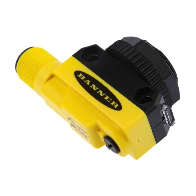 Banner Retroreflective Photoelectric Sensor Barrel Type 3.5 m Detection Range PNP Output IP67 QS18VP6LPQ8