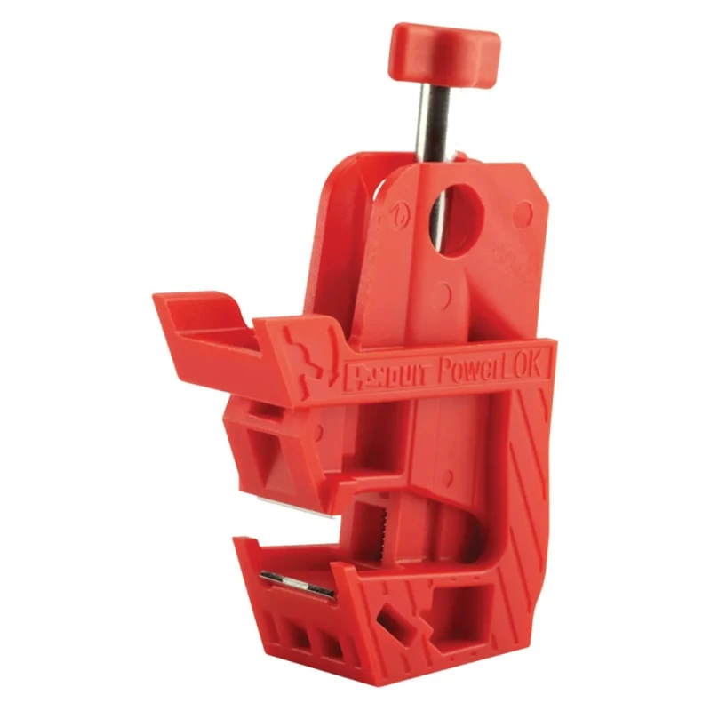 Panduit Red 1-Lock Lockout Nylon, Stainless Steel Circuit Breaker Lockout PSL-PCBNT