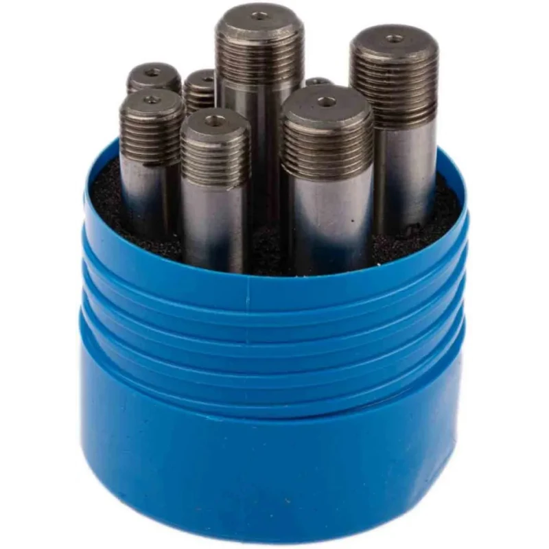 RS PRO End Mill 10 Piece Set Cobalt High Speed Steel 16mm Shank, 12.5mm Cut Length 185-7558