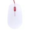 Raspberry Pi Official Three-Button Optical Mouse USB Type A Connector White Red SC0165