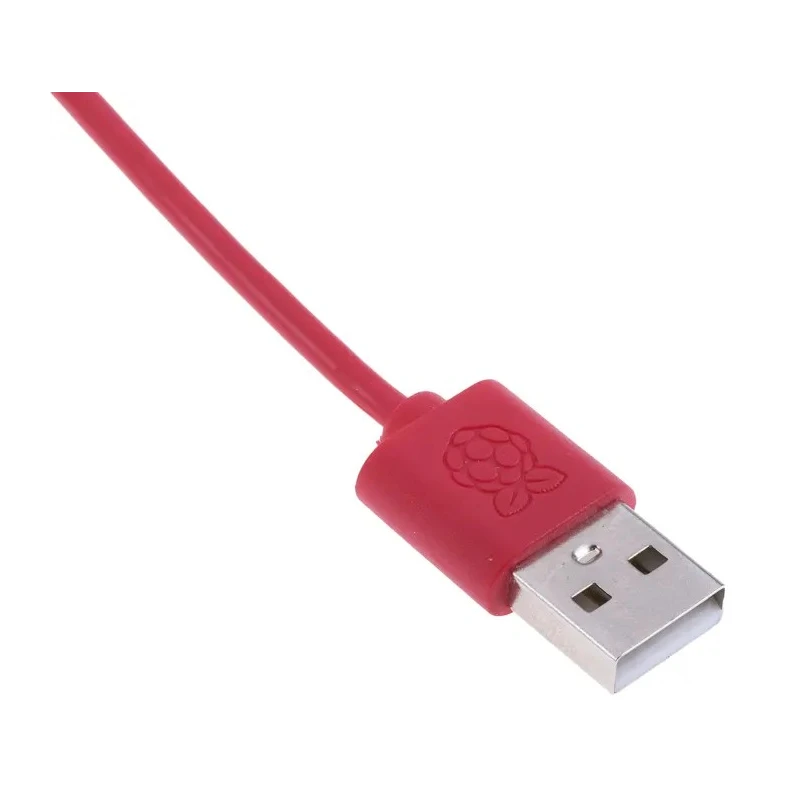 Raspberry Pi Official Three-Button Optical Mouse USB Type A Connector White Red SC0165