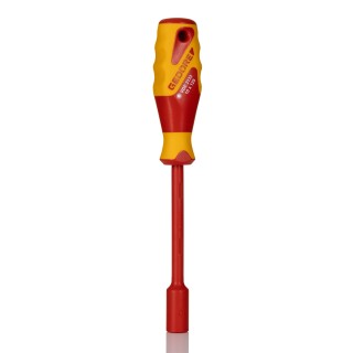 Gedore Nut Driver Hexagon 10 mm Tip VDE/1000V Approved 125 mm Blade 235 mm Overall 1747134
