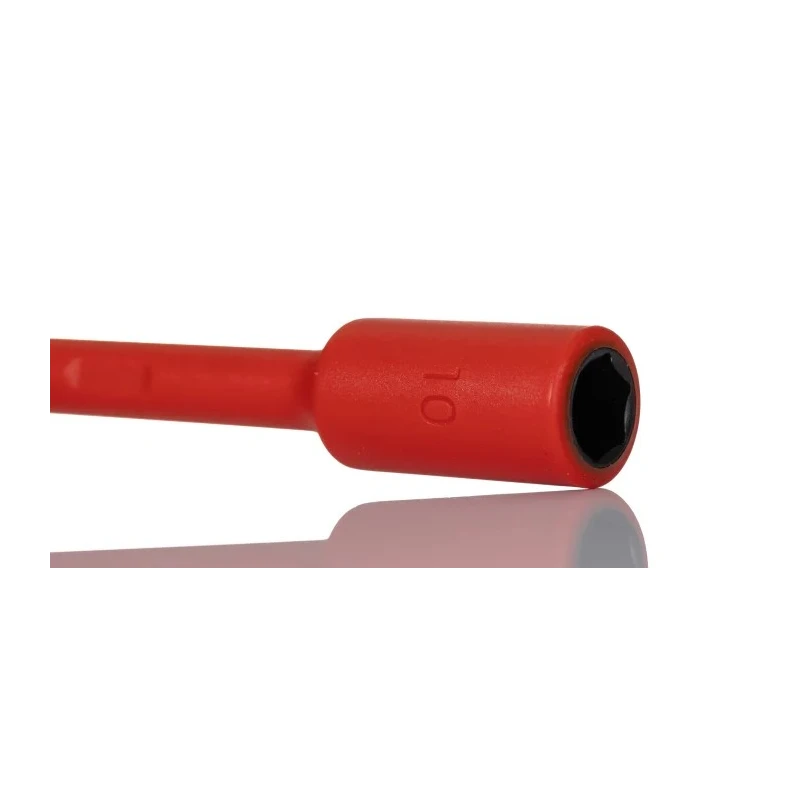 Gedore Nut Driver Hexagon 10 mm Tip VDE/1000V Approved 125 mm Blade 235 mm Overall 1747134