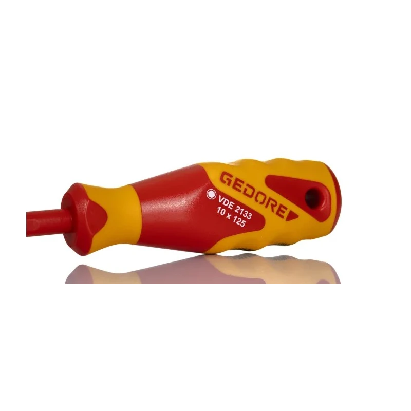 Gedore Nut Driver Hexagon 10 mm Tip VDE/1000V Approved 125 mm Blade 235 mm Overall 1747134