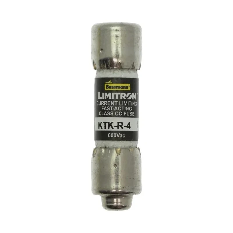 Eaton 4A Fast Acting Melamine Cartridge Fuse, 10 x 38 mm, 600V AC KTK-R-4