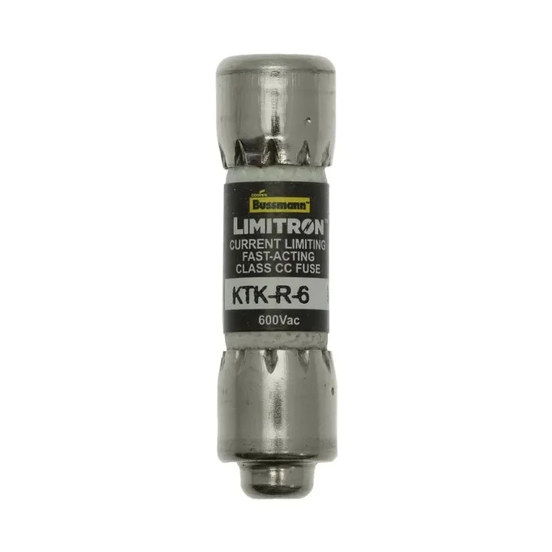 Eaton 6A Fast Acting Melamine Cartridge Fuse 10 x 38 mm 600V AC KTK-R-6