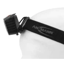 Ansmann LED Head Torch 185 lm Luminosity IP44 Splash Resistant Black ABS Housing 3x AAA Batteries 1600-0198