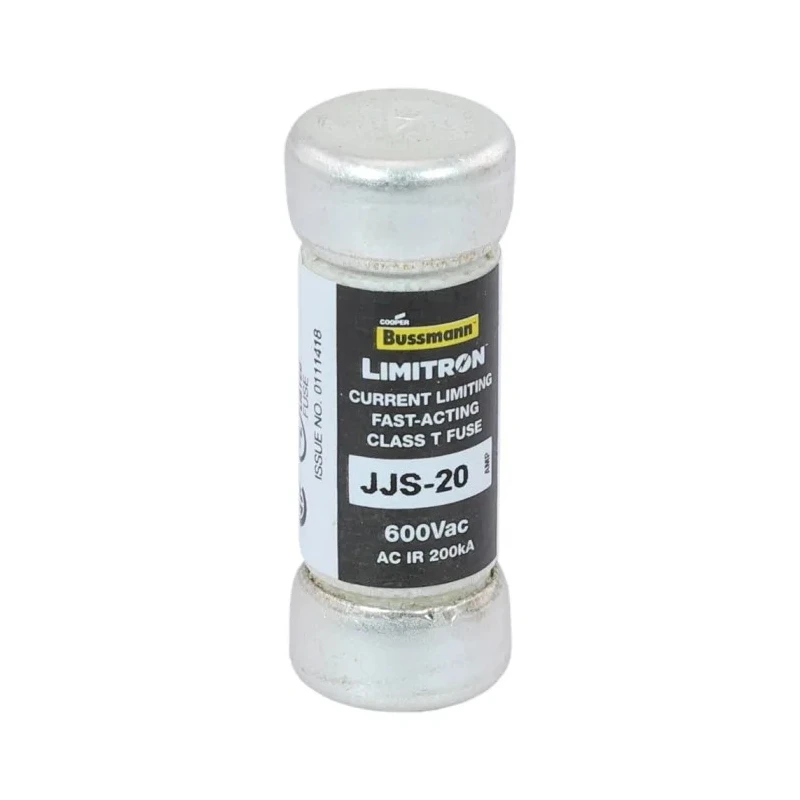 Eaton 20A Fast Acting Melamine Cartridge Fuse, 14 x 38 mm, 600V AC JJS-20