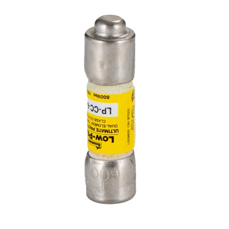 Eaton 6A Time Delay Melamine Cartridge Fuse 10 x 38 mm, 600V AC LP-CC-6