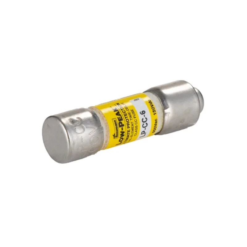 Eaton 6A Time Delay Melamine Cartridge Fuse 10 x 38 mm, 600V AC LP-CC-6