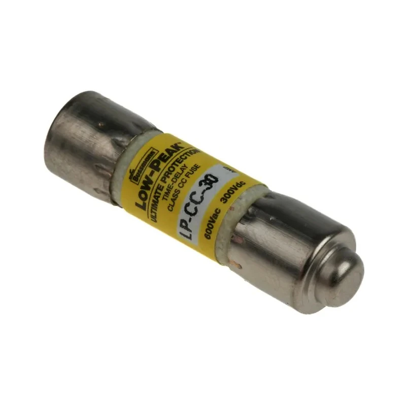 Eaton 30A Time Delay Melamine Cartridge Fuse, 10 x 38 mm, 600V AC, Class CC LP-CC-30