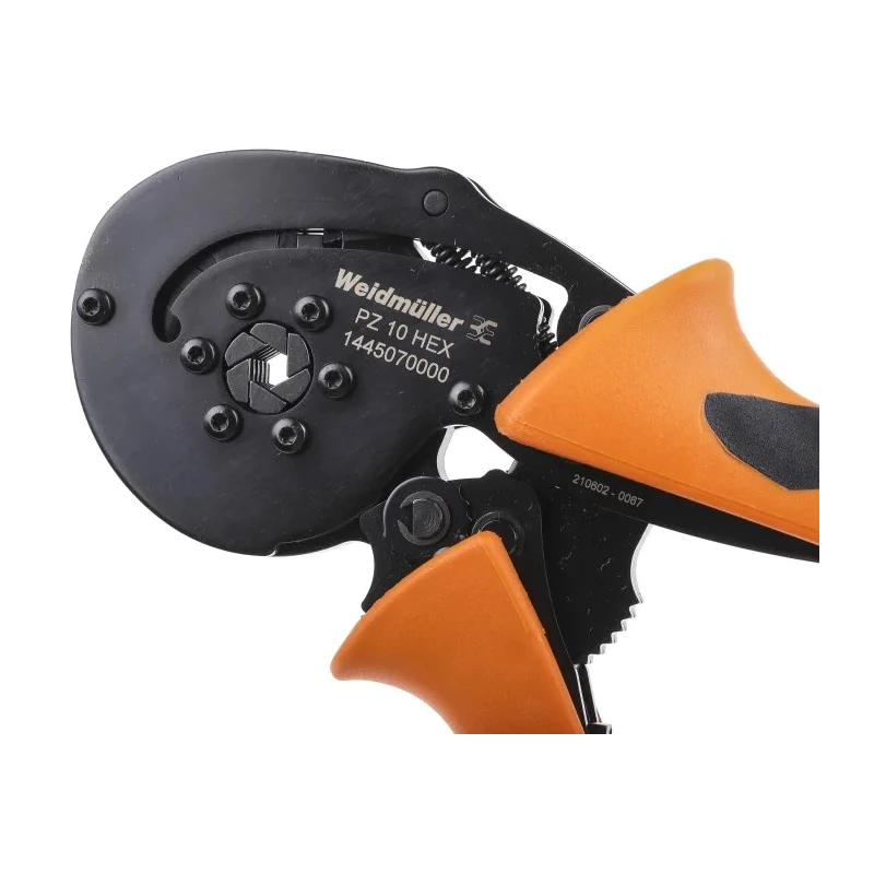 Weidmüller PZ 10 Series Hexagonal Wire-End Crimp Tool for Wire Ferrules 195mm Length 0.25-10 mm² 1445070000