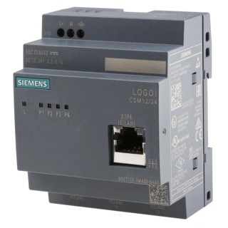 Siemens LOGO! 8 Series Ethernet Switch 12, 24V DC, IP20, 4 Port RJ45 6GK7177-1MA20-0AA0