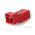TE Connectivity LIGHT-N-LOK Series Modular Latched Wire-to-Wire Female Poke-in Lighting Connector 2-Pole 9A 600V 2834049-4