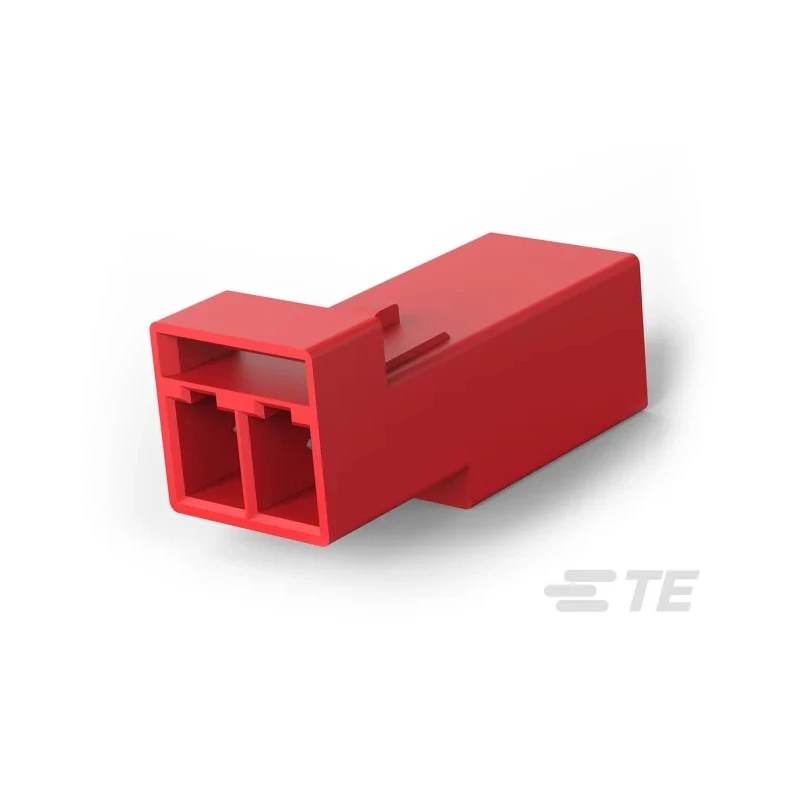 TE Connectivity LIGHT-N-LOK Series Modular Latched Wire-to-Wire Female Poke-in Lighting Connector 2-Pole 9A 600V 2834049-4