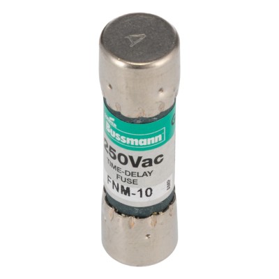 Eaton 10A T Melamine Cartridge Fuse 10 x 38 mm 250V AC Time Delay FNM-10