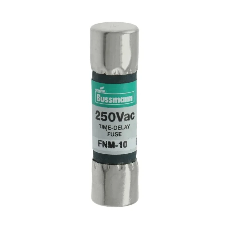 Eaton 10A T Melamine Cartridge Fuse 10 x 38 mm 250V AC Time Delay FNM-10