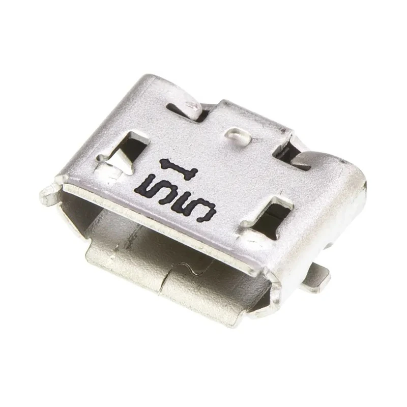 Molex Right Angle Surface Mount Female 1 Port Micro USB Type B USB Connector USB 2.0 105017-0001
