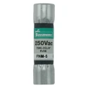 Eaton 5A Time Delay Melamine Cartridge Fuse 10 x 38 mm 250V AC FNM-5