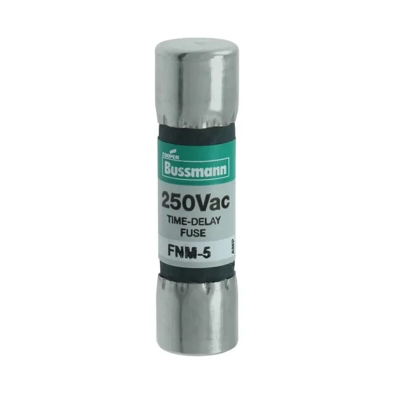 Eaton 5A Time Delay Melamine Cartridge Fuse 10 x 38 mm 250V AC FNM-5
