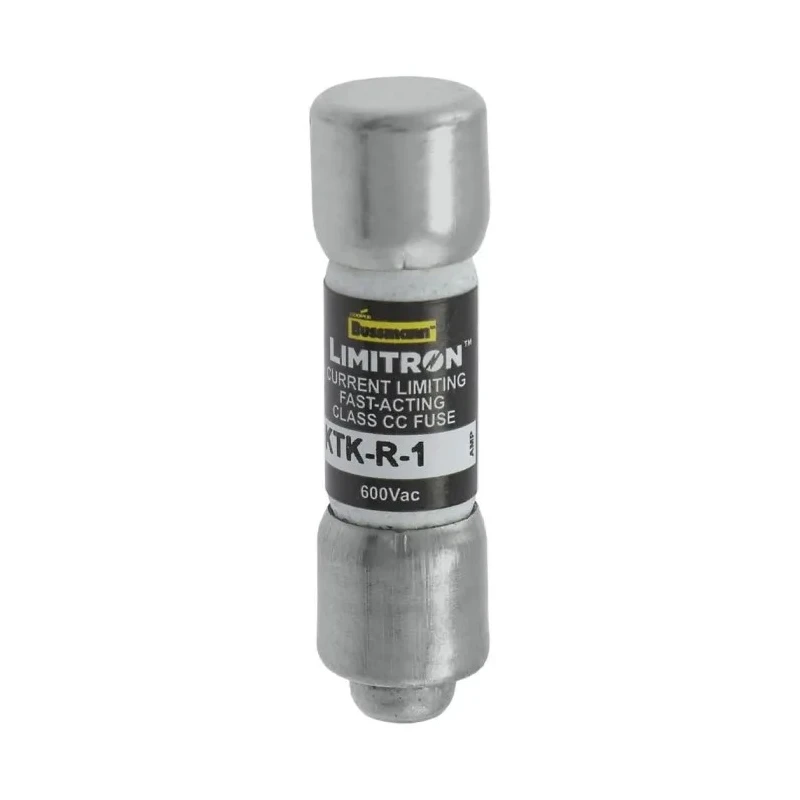 Eaton Cartridge Fuse 1A Current Rating Fast Acting Melamine Body 10 x 38 mm 600V AC KTK-R-1
