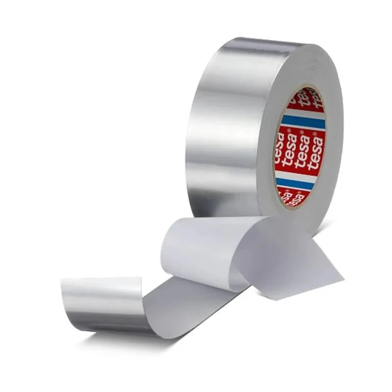 Tesa Conductive Aluminium Tape 50mm Width x 50m Length Acrylic Adhesive 0.09mm Thickness 60652-00000-00