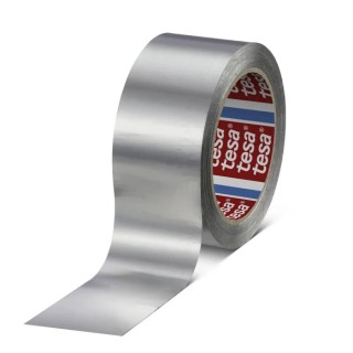 Tesa Conductive Aluminium Tape, Acrylic Adhesive, 50mm x 50m, 0.09mm Thickness, 160°C Max 60650-00002-00