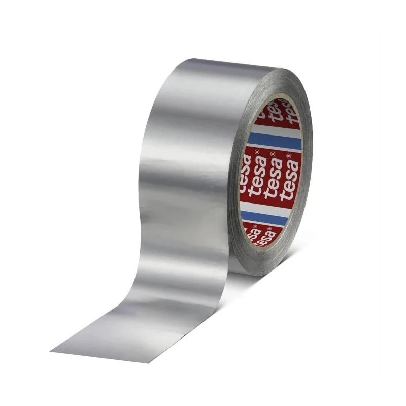 Tesa Conductive Aluminium Tape, Acrylic Adhesive, 50mm x 50m, 0.09mm Thickness, 160°C Max 60650-00002-00