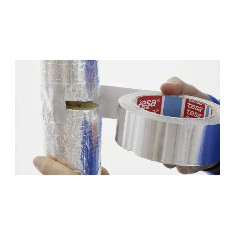 Tesa Conductive Aluminium Tape, Acrylic Adhesive, 50mm x 50m, 0.09mm Thickness, 160°C Max 60650-00002-00