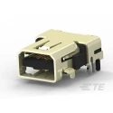 TE Connectivity 11 x 6.4 mm 20 Way Right Angle Female HDMI Connector 40V ac 2129320-3