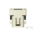 TE Connectivity 11 x 6.4 mm 20 Way Right Angle Female HDMI Connector 40V ac 2129320-3