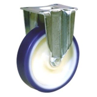 LAG Fixed Castor, Medium Duty, 300 kg Load Capacity, 150 mm Polyurethane Wheel 36121