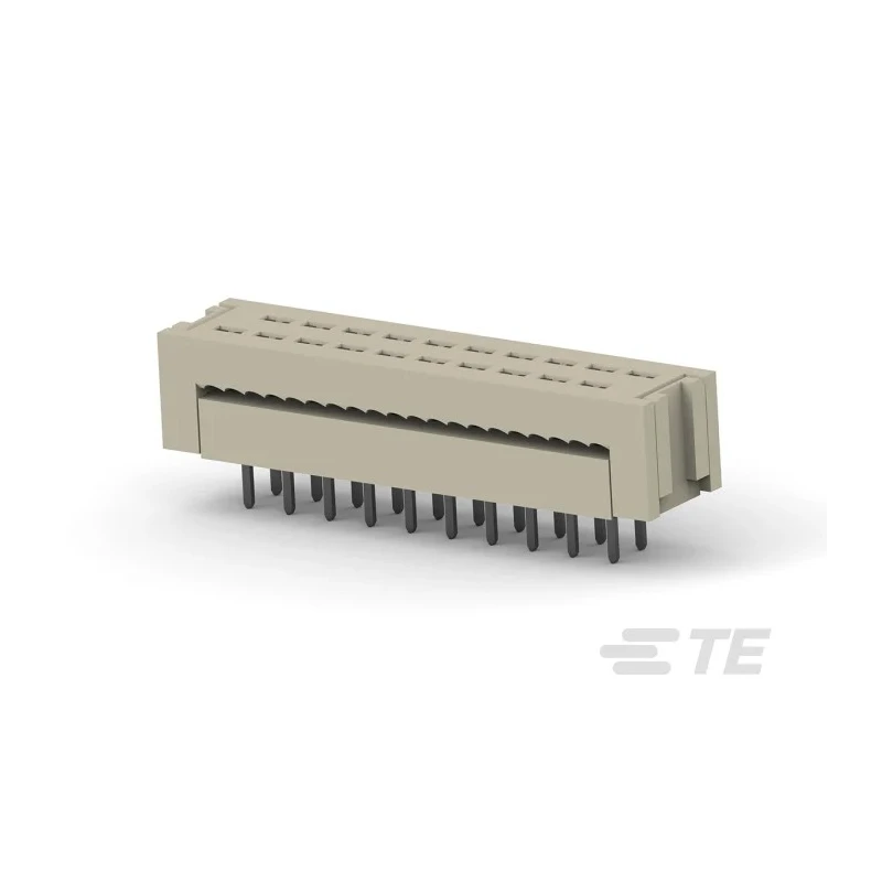 TE Connectivity 2.54 mm Pitch 20 Way Through Hole Mount DIL Header, Tin Plated, 1A 2-216093-0