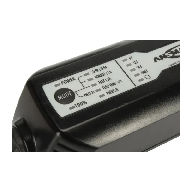 Ansmann Battery Charger ALCT 6-24/2 For 6V, 12V, 24V Lead Acid Batteries 2A Output Current 40W Power 230V AC 1001-0016-UK520