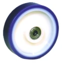 LAG Blue, White Polyurethane Trolley Wheel 300 kg Load Capacity 125 mm Diameter Model 35016