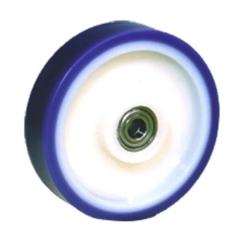 LAG Blue, White Polyurethane Trolley Wheel 300 kg Load Capacity 125 mm Diameter Model 35016