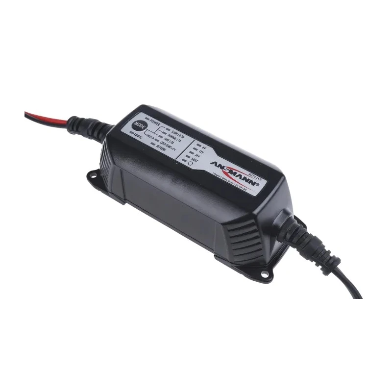 Ansmann Battery Charger ALCT 6-24/2 For 6V, 12V, 24V Lead Acid Batteries 2A Output Current 40W Power 230V AC 1001-0016-UK520