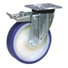 LAG Braked Swivel Castor 250 kg Capacity 100 mm Wheel Polyurethane 36006FR