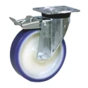 LAG Braked Swivel Castor with 300 kg Load Capacity, 150 mm Polyurethane Wheel, 194 mm Height 36021FR