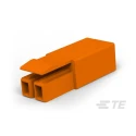 TE Connectivity LIGHT-N-LOK Series Cable Modular Latched Wire-to-Wire Male Poke-in 2-Pole 9A 600V ac 2834048-3