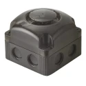 Werma 153 Series Electronic Sounder 230V AC, 105 dB at 1m, Polycarbonate Housing, IP66, Black, 1-Tone IP66