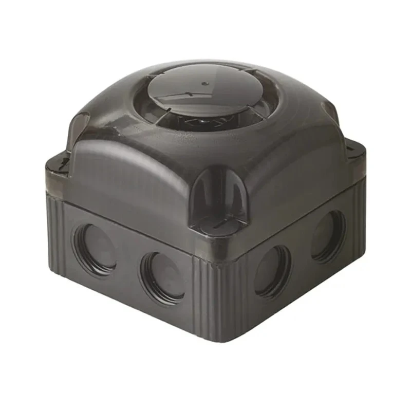 Werma 153 Series Electronic Sounder 230V AC, 105 dB at 1m, Polycarbonate Housing, IP66, Black, 1-Tone IP66